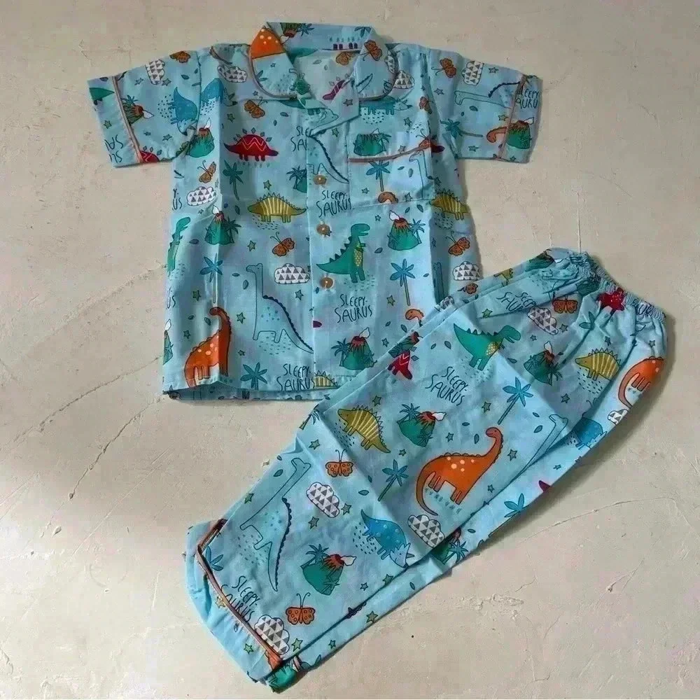 Kids dinosaurs pajamas unisex NEW without tags